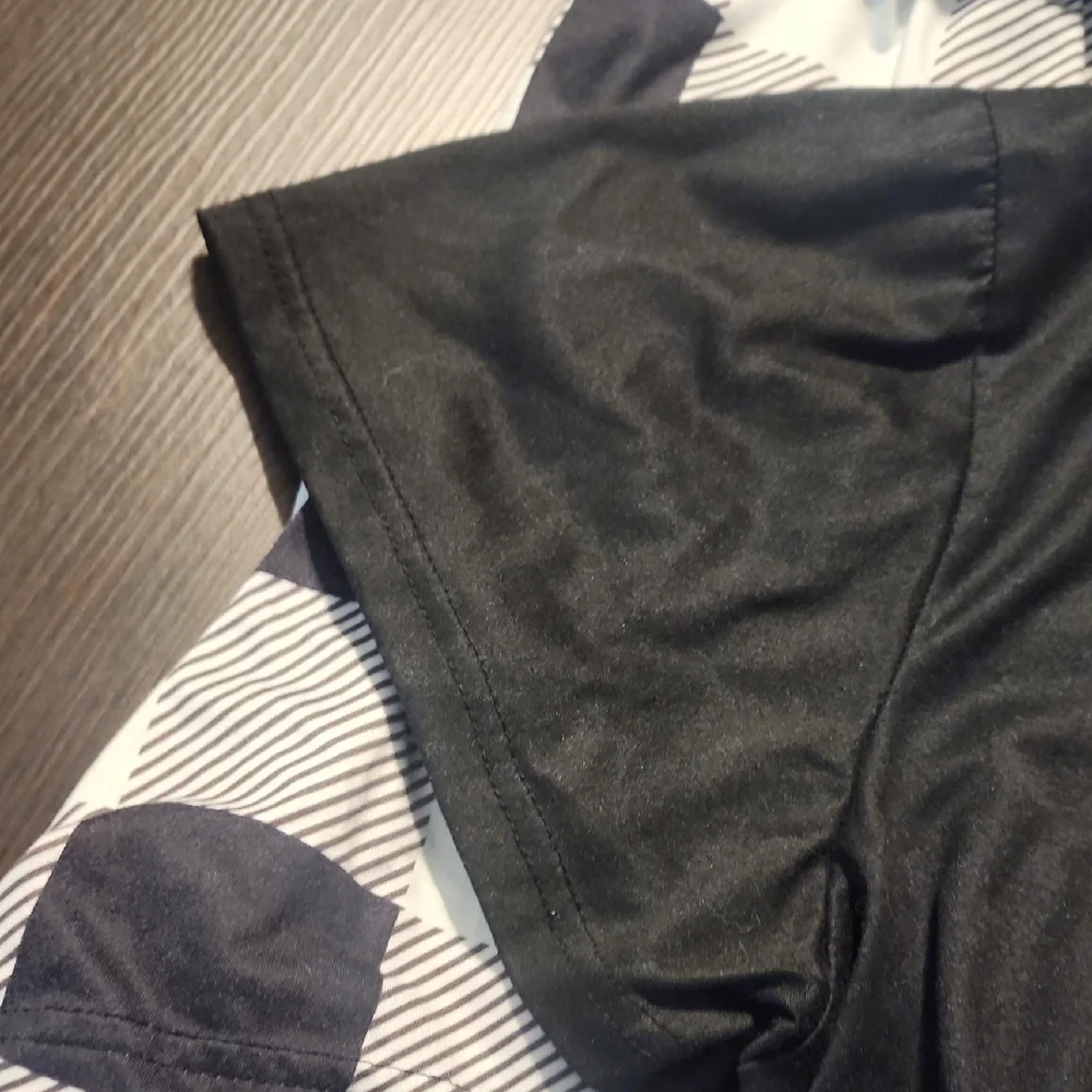 SHEIN Black and Blue Pajama Set